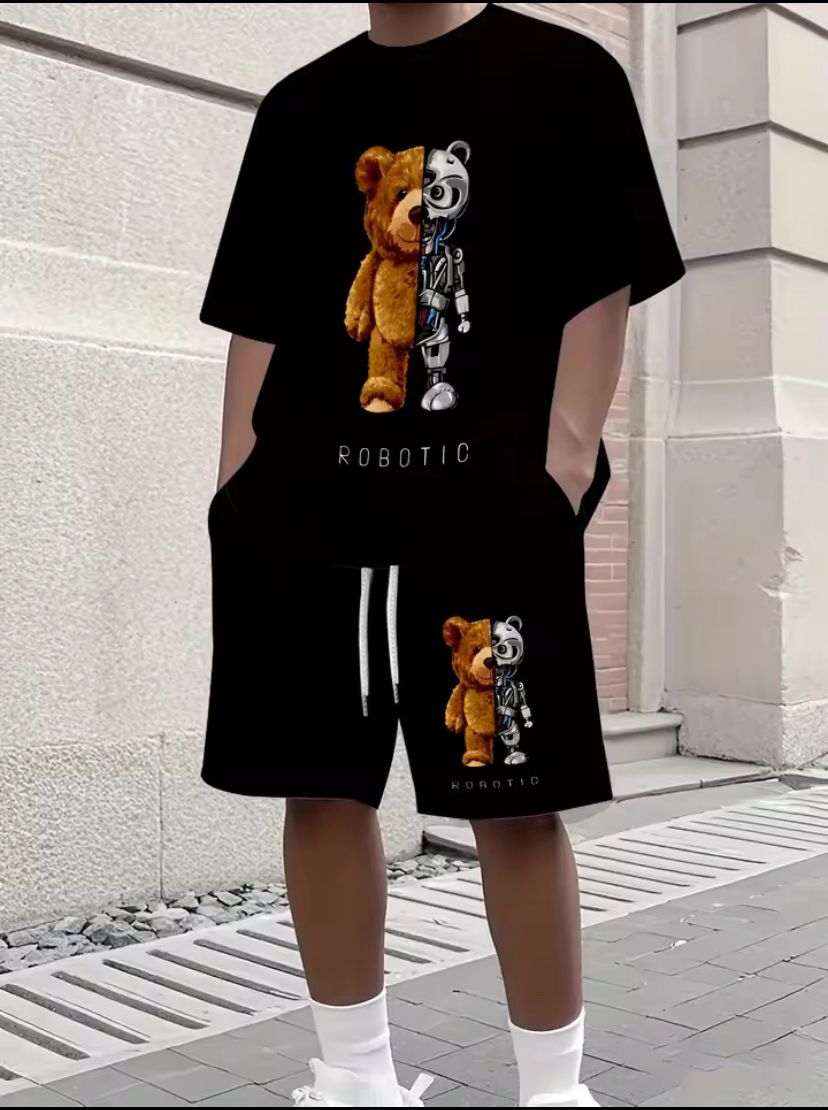 Premium Drop Shoulder T-Shirt & Pant Combo