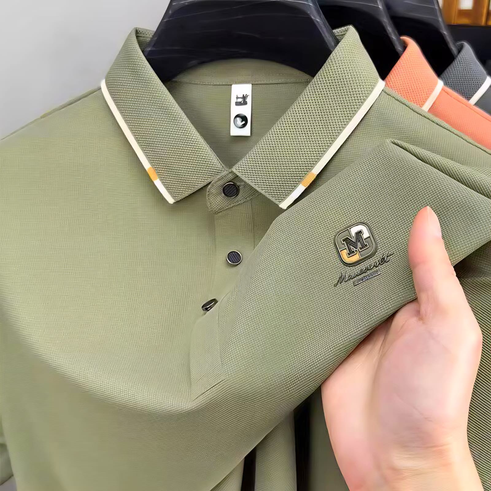 Premium China Fabric Half Sleeve Polo Shirt For Men